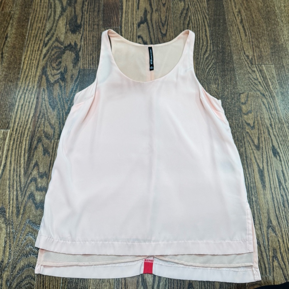 W118 by Walter Baker Cream Sleeveless Layered Tank Top